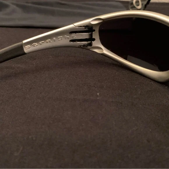 激レア oakley straight jacket blue frame Oakley Straight Jacket